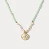 Shell Pearl Bead Necklace sold by Selenichast