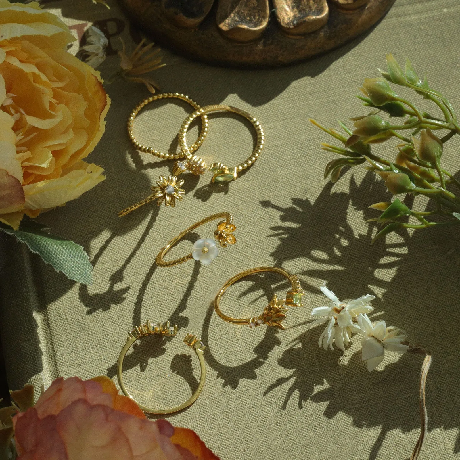 Flower Ring Set sold by Selenichast product image thumbnail 2