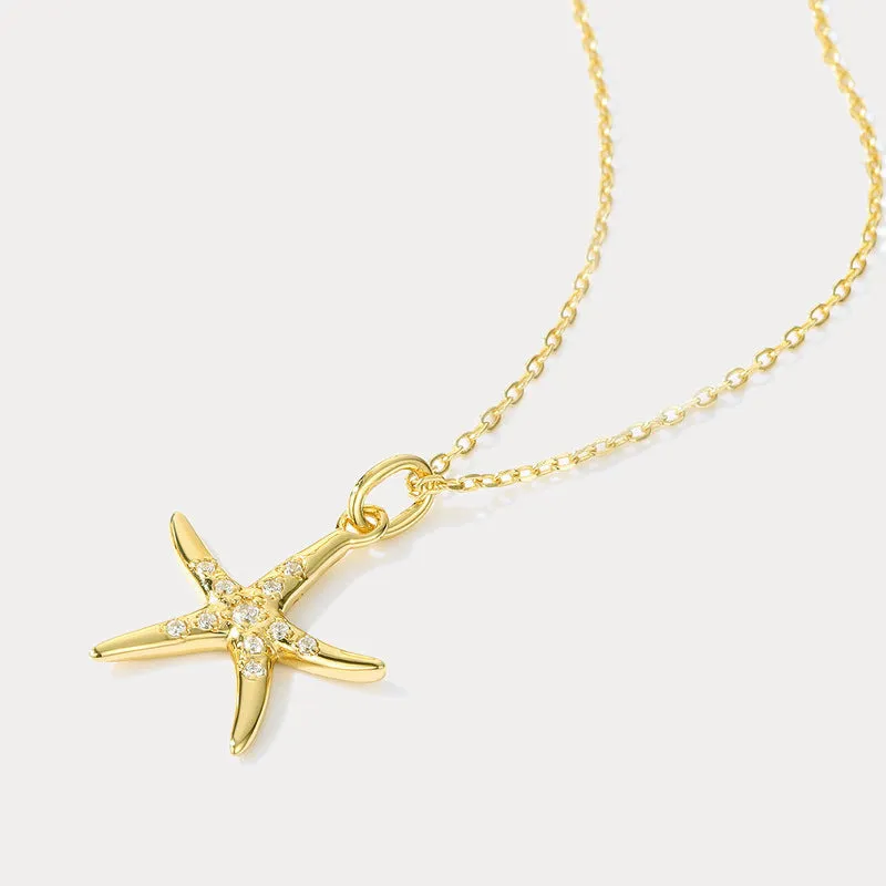 Starfish Necklace sold by Selenichast product image thumbnail 2