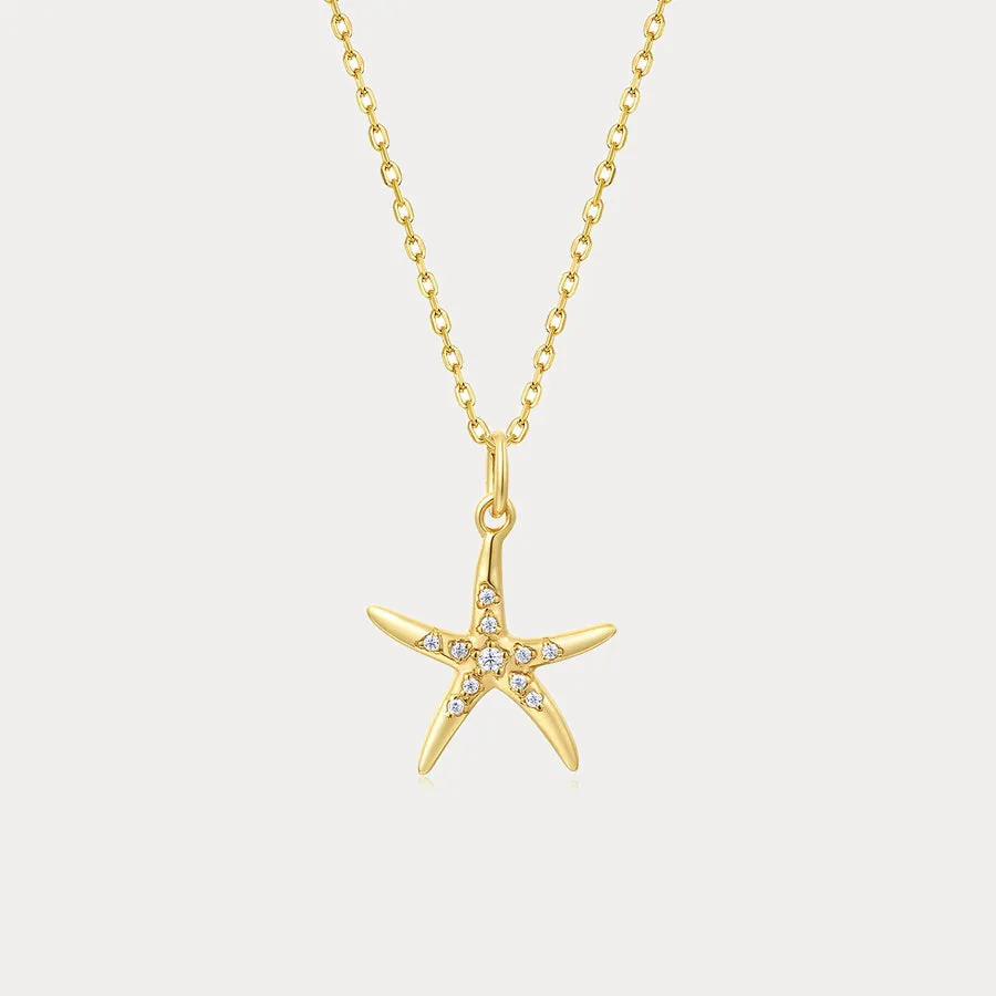 Starfish Necklace sold by Selenichast