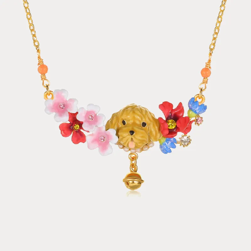 Goldendoodle Necklace sold by Selenichast