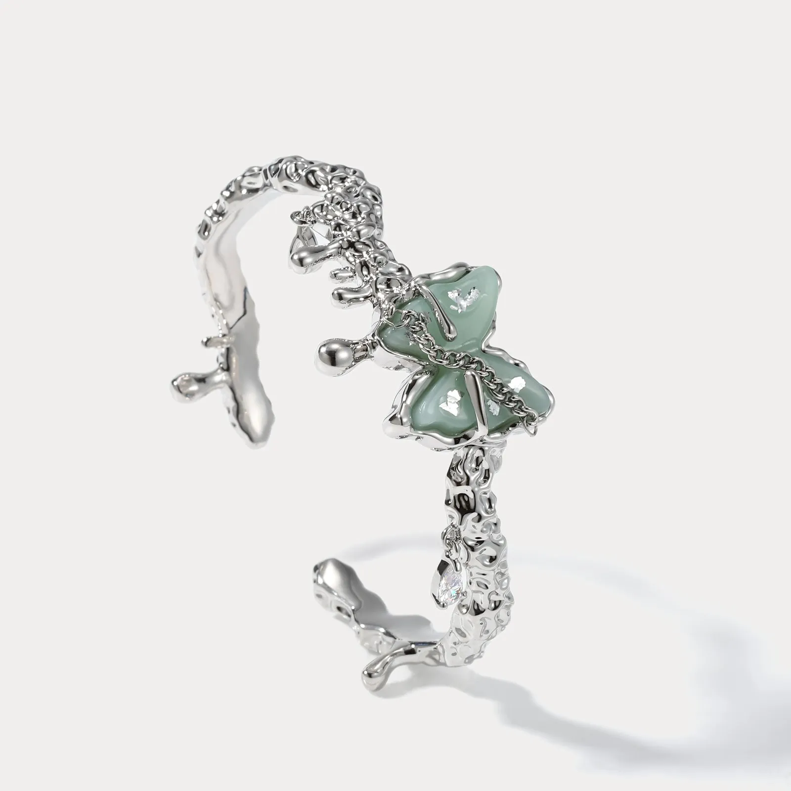 Butterfly Jade Bracelet sold by Selenichast product image thumbnail 5