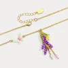 Lavender Butterfly Necklace sold by Selenichast