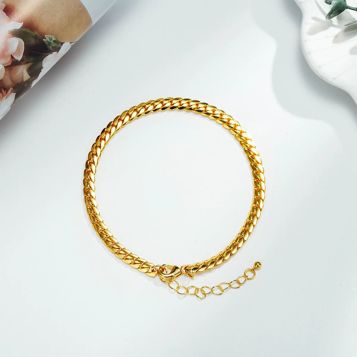 Cuban Link Chain Anklet sold by Selenichast product image thumbnail 5