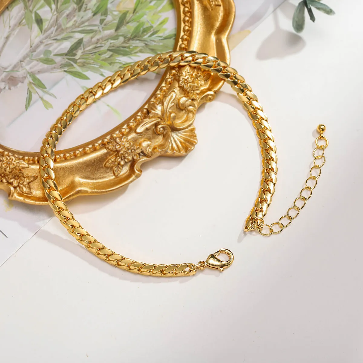 Cuban Link Chain Anklet sold by Selenichast product image thumbnail 3