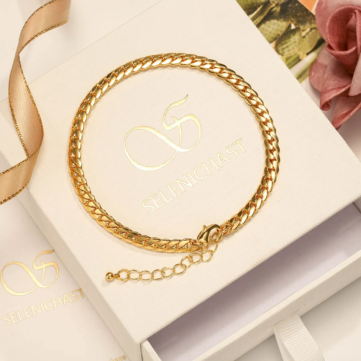 Cuban Link Chain Anklet sold by Selenichast product image thumbnail 2