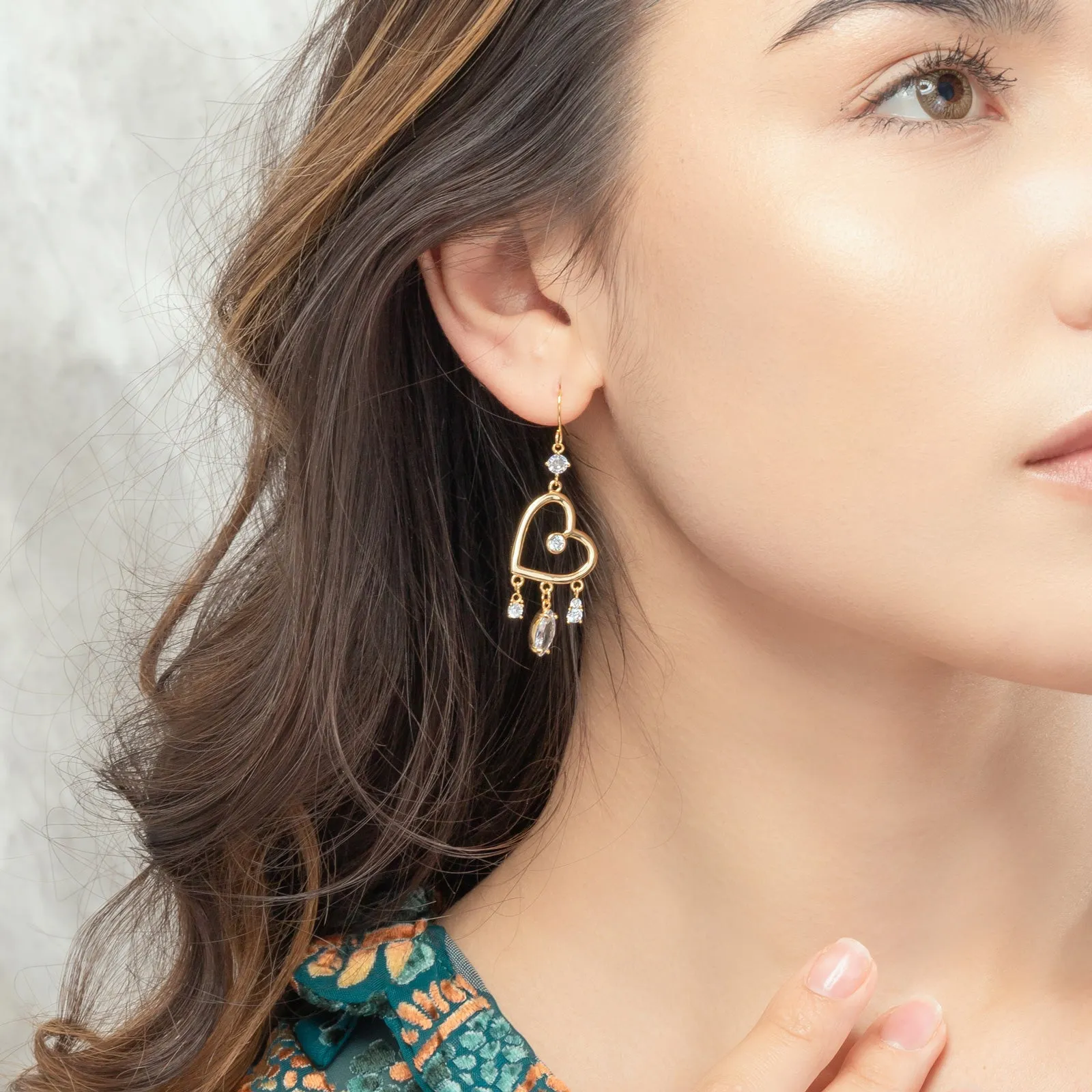 Shining Heart Earrings sold by Selenichast product image thumbnail 3