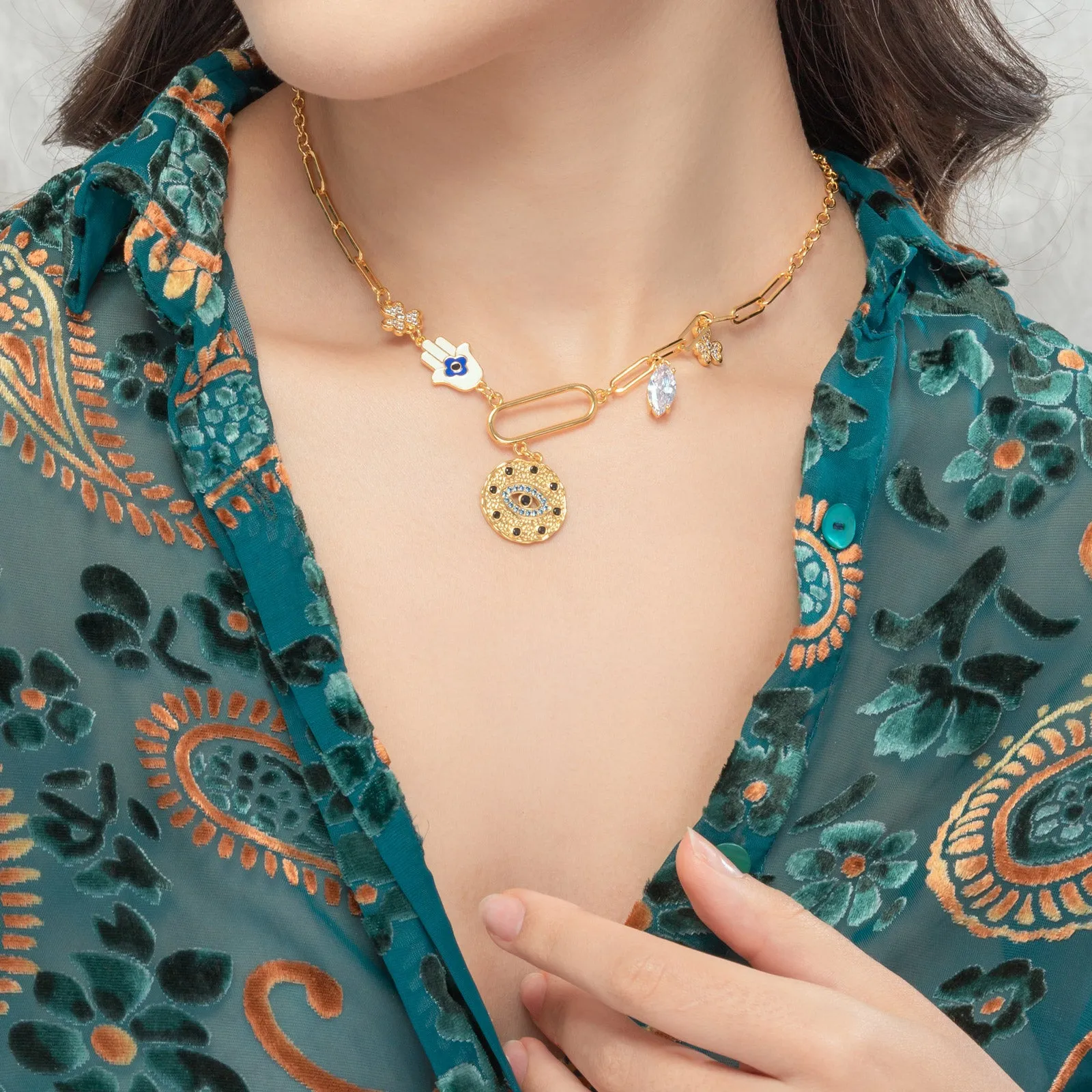 Demon Eye Guardian Necklace sold by Selenichast product image thumbnail 3