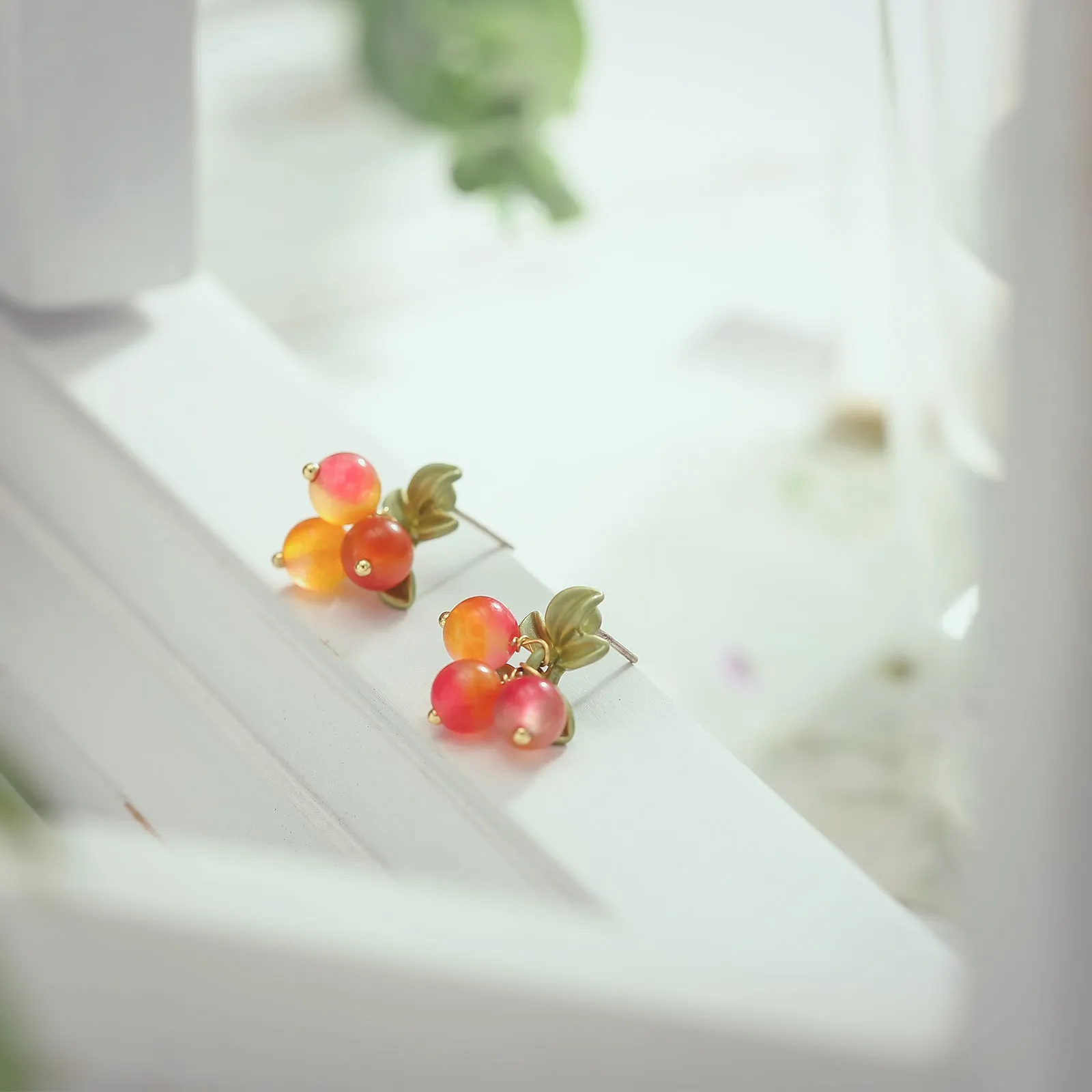 Berry Stud Earrings sold by Selenichast product image thumbnail 4