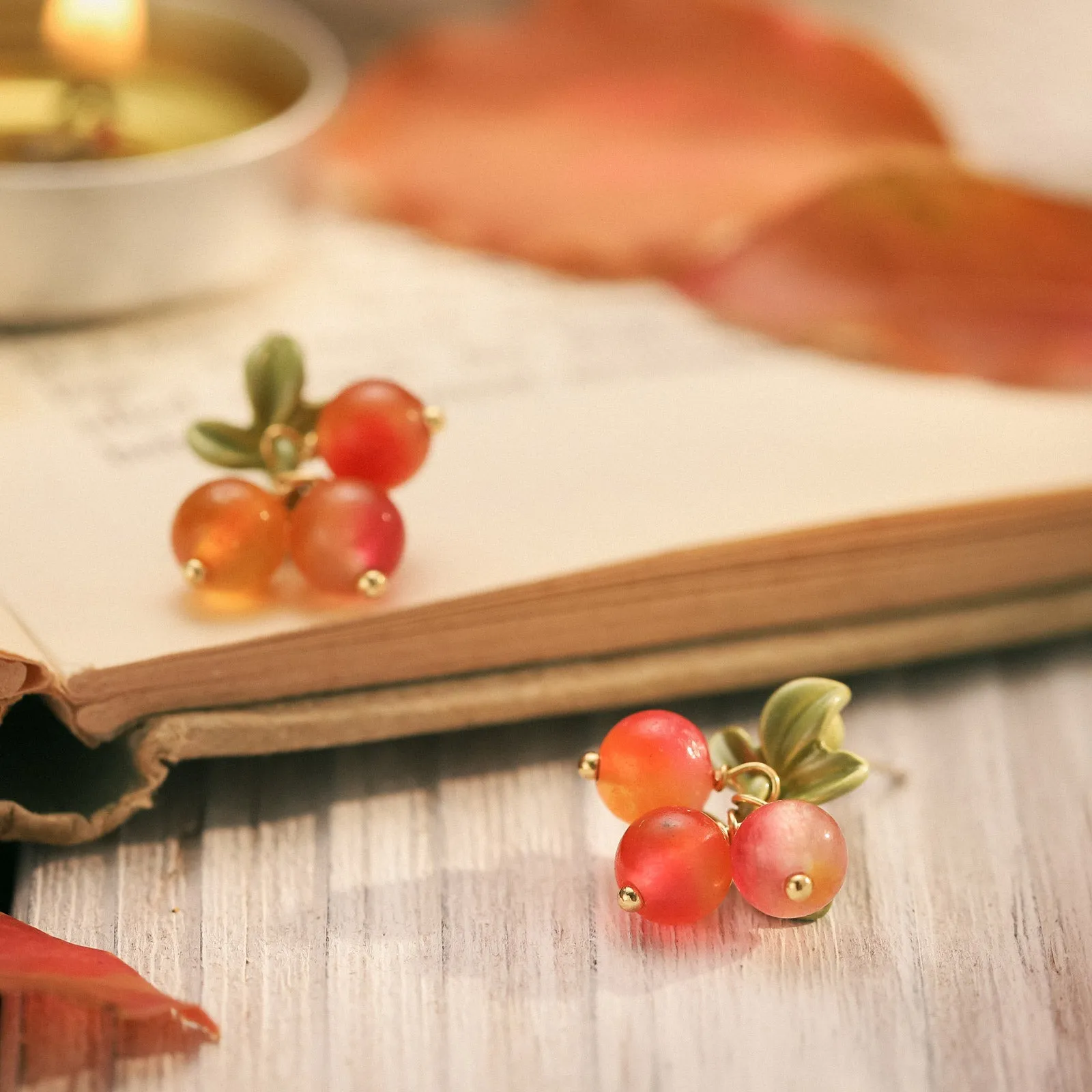 Berry Stud Earrings sold by Selenichast product image thumbnail 2