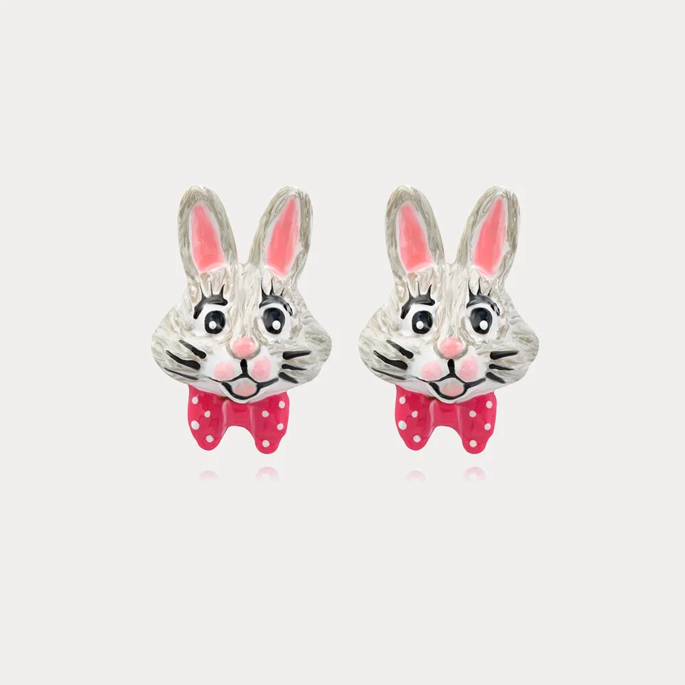 Easter Rabbit Stud Earrings sold by Selenichast product image thumbnail 2