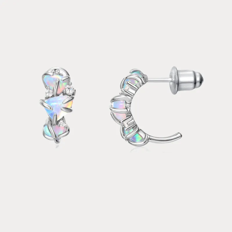 Triangle Opal Earrings sold by Selenichast