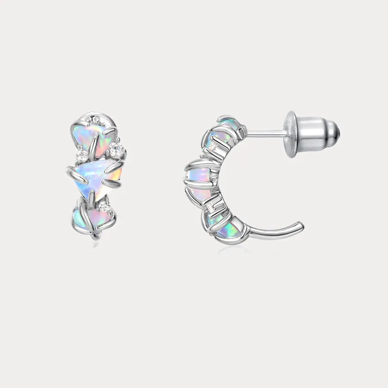 Triangle Opal Earrings sold by Selenichast
