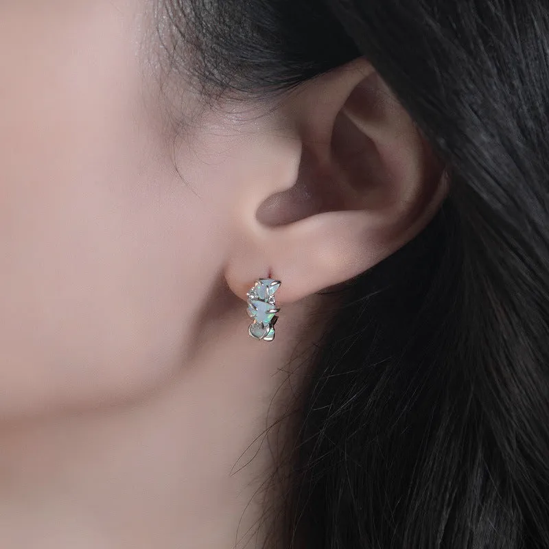 Triangle Opal Earrings sold by Selenichast product image thumbnail 2