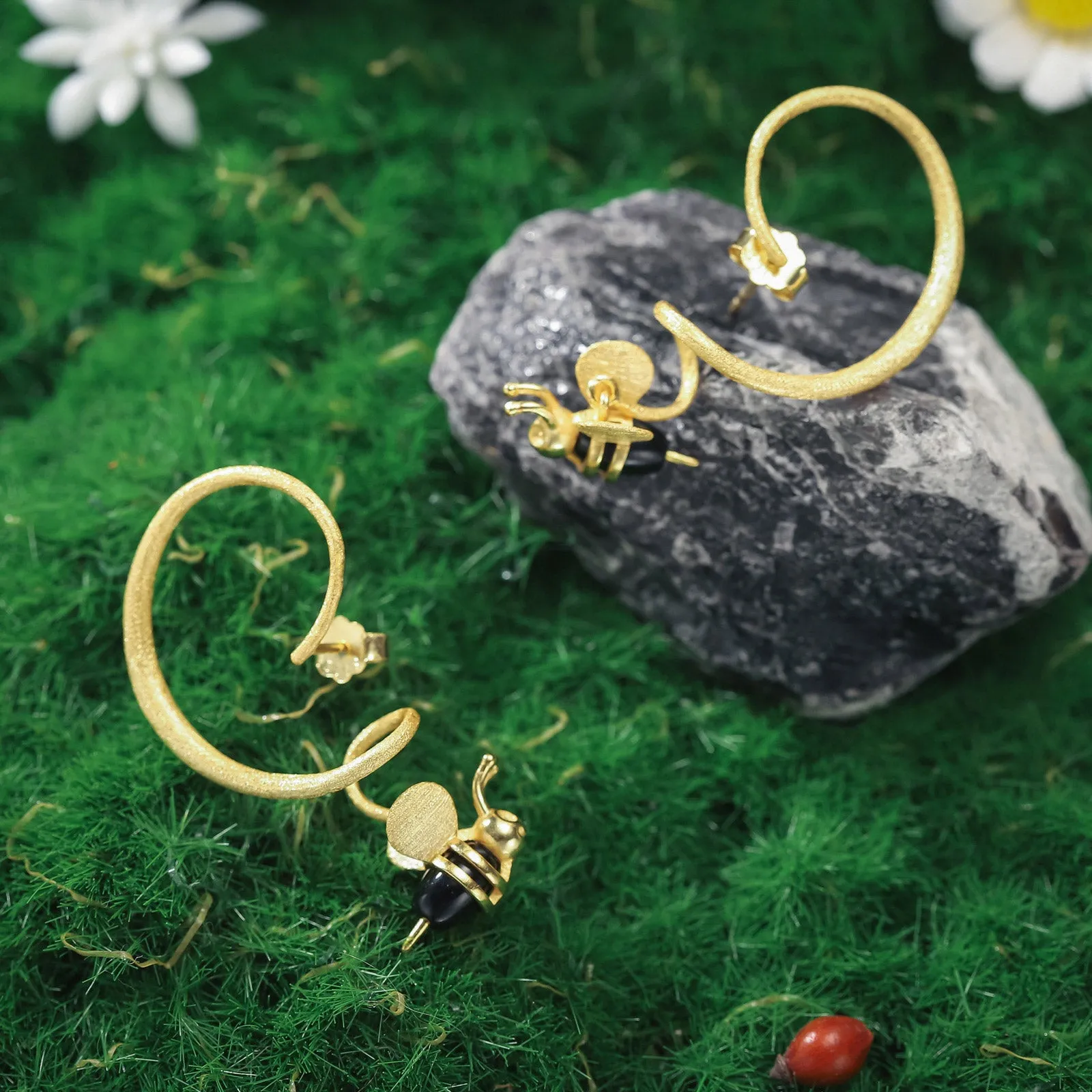 Bee Earrings sold by Selenichast product image thumbnail 5