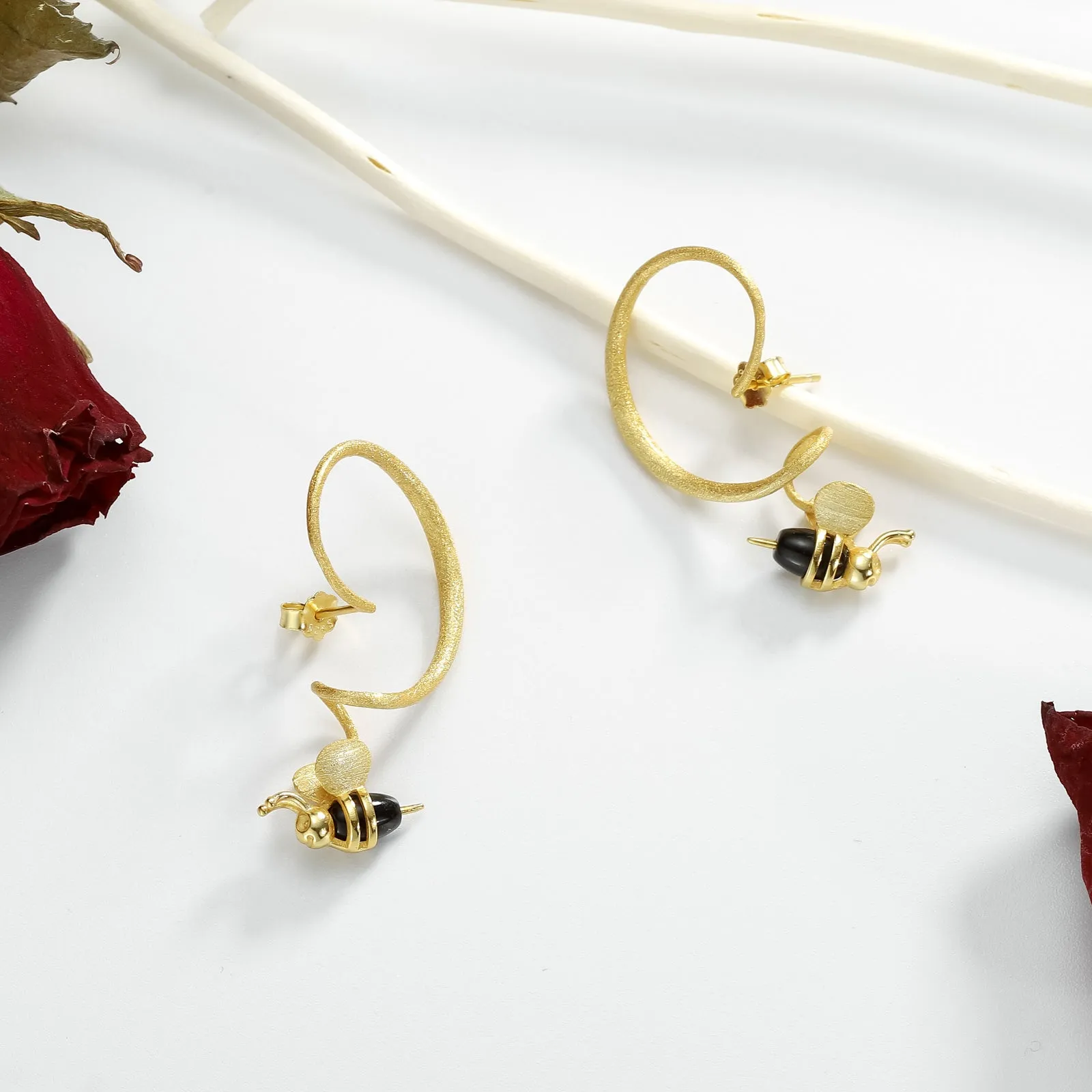 Bee Earrings sold by Selenichast