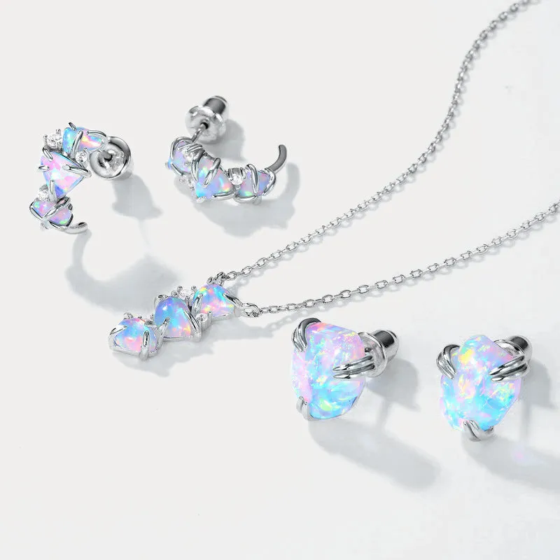 Triangle Opal Earrings sold by Selenichast product image thumbnail 3