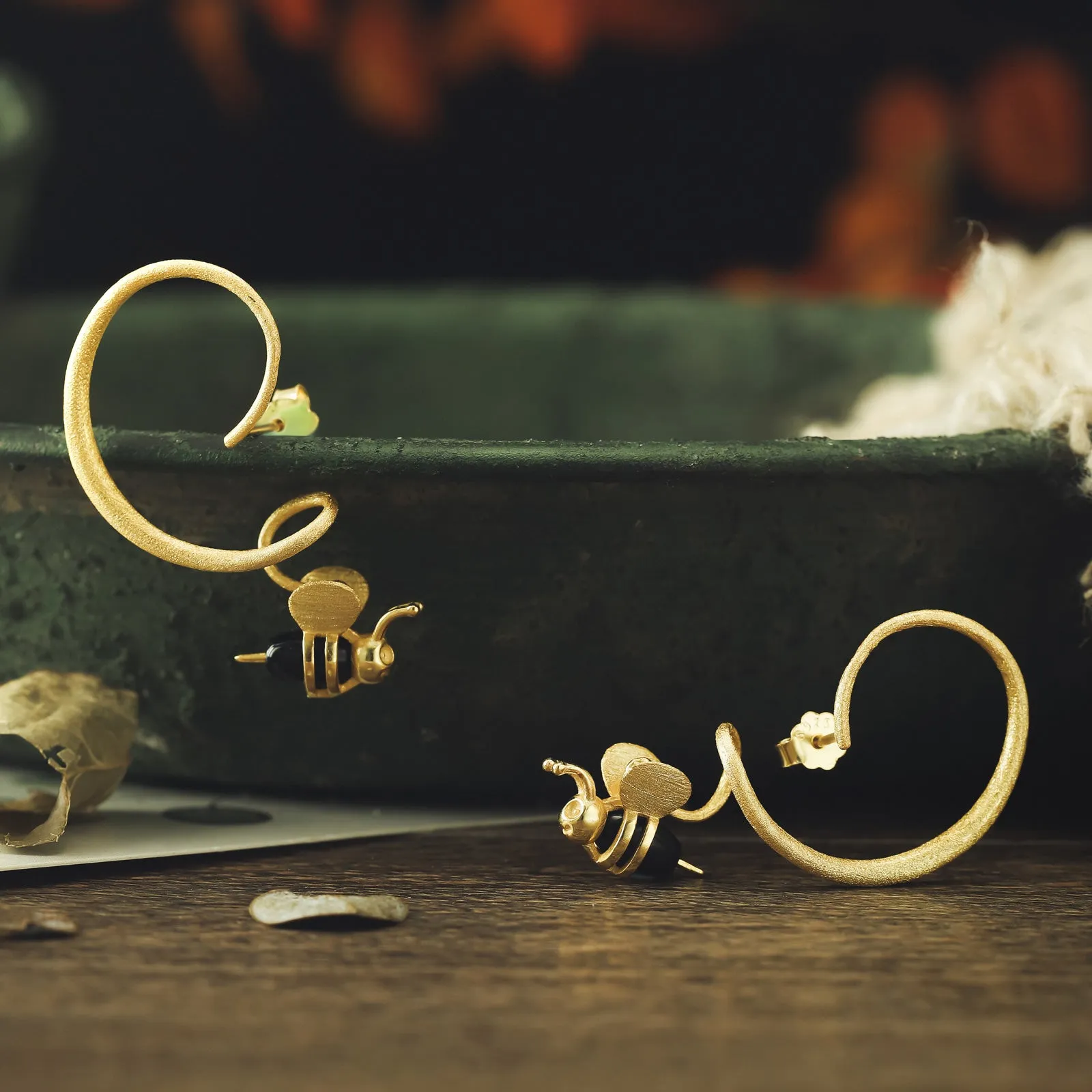 Bee Earrings sold by Selenichast product image thumbnail 3