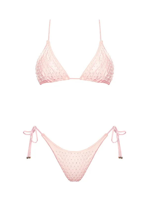 Daisy Triangle-Tie Side Bikini sold by SWORLD Inc