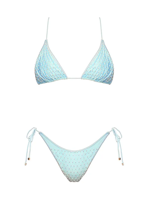 Daisy Triangle-Tie Side Bikini sold by SWORLD Inc