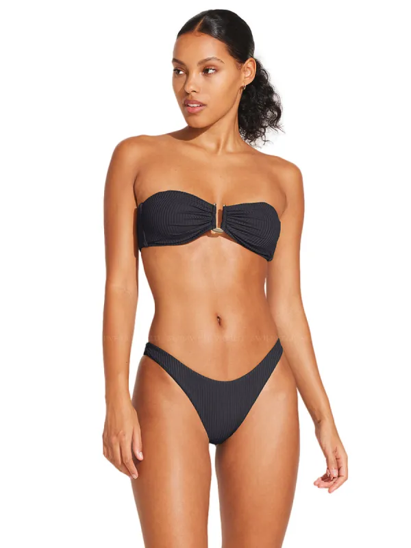 Astrid Bandeau-California High Leg Bikini sold by SWORLD Inc