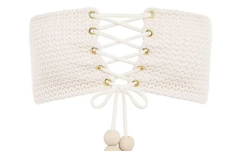 Corset-Tamarindo Ruffle Bikini sold by SWORLD Inc product image thumbnail 3