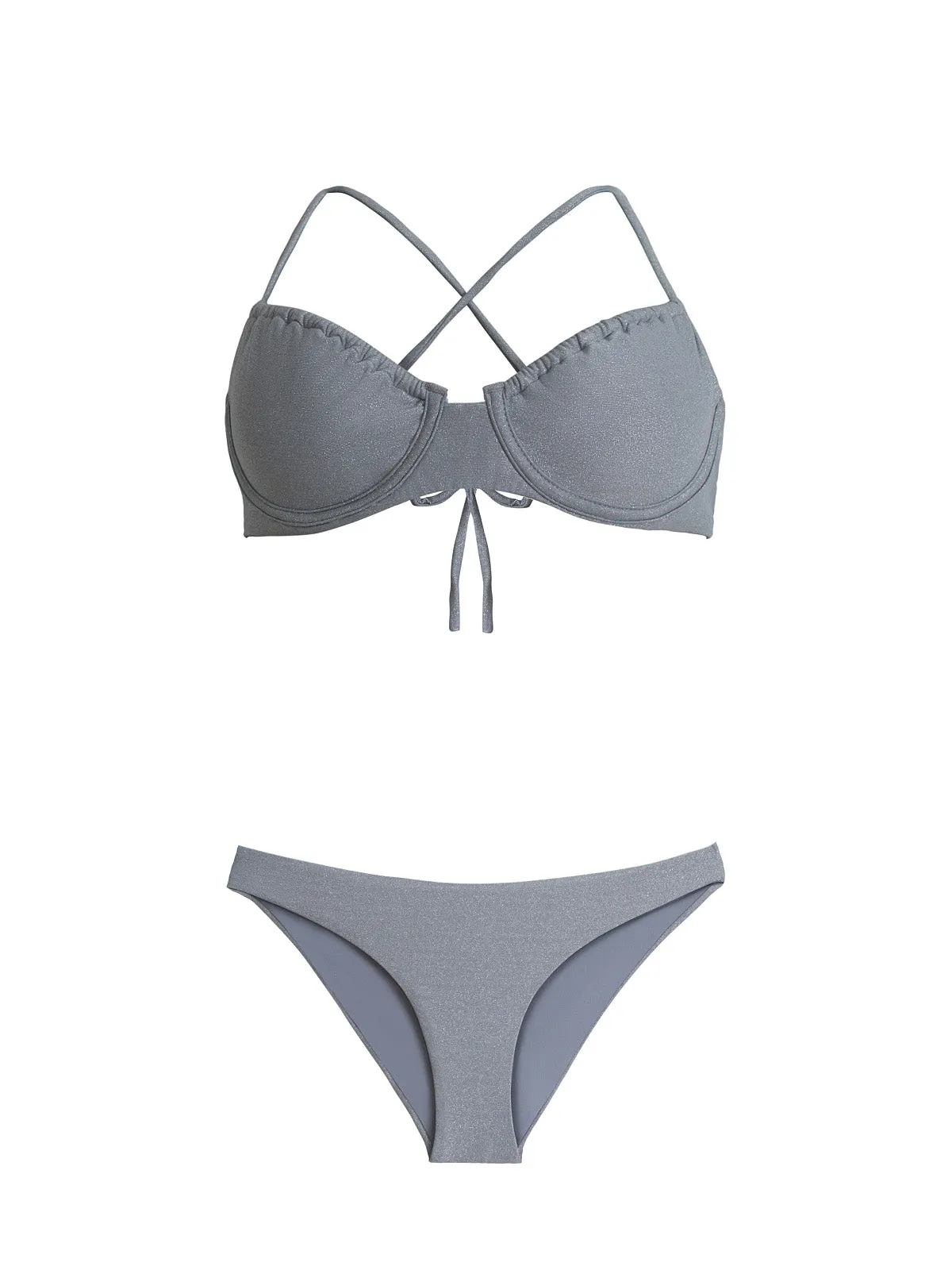 Jasmin Underwire-Basic Ruched Bikini sold by SWORLD Inc product image thumbnail 4