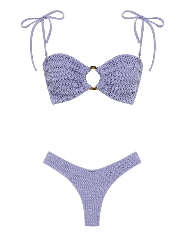 Tori Ties Bandeau-Lulu Bikini sold by SWORLD Inc