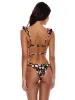 Ruffle Deep V Wrap Triangle-High Leg Bikini sold by SWORLD Inc