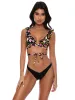 Ruffle Deep V Wrap Triangle-High Leg Bikini sold by SWORLD Inc