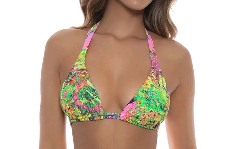 Triangle Halter-Seamless Ruched Back Bikini sold by SWORLD Inc product image thumbnail 4