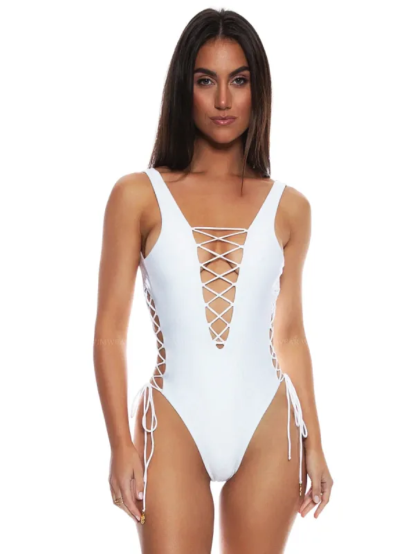Open Side One Piece Bodysuit sold by SWORLD Inc