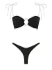 Tori Ties Bandeau-Thong Bikini sold by SWORLD Inc