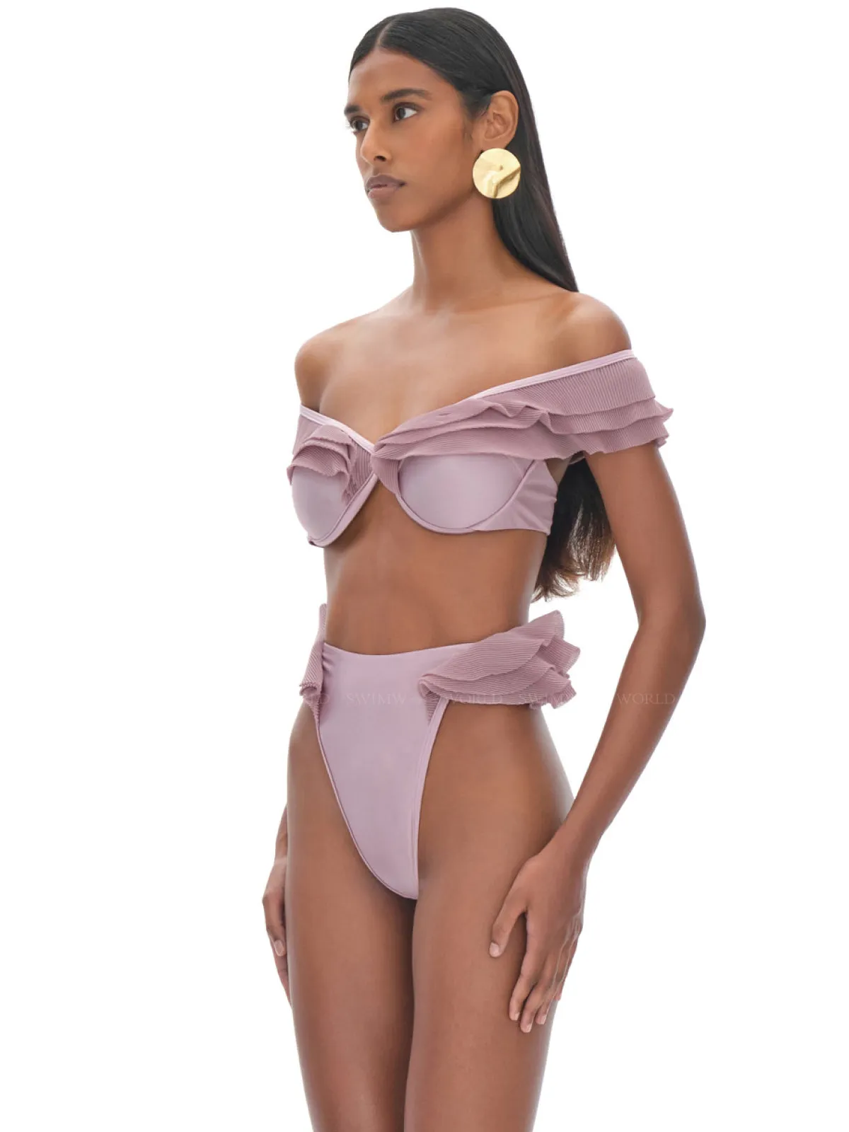 Salama High Rise Bikini sold by SWORLD Inc product image thumbnail 3