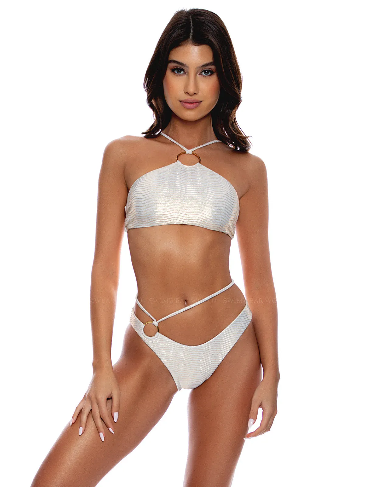 Ring Diamond Cut-Ring Side Bikini sold by SWORLD Inc