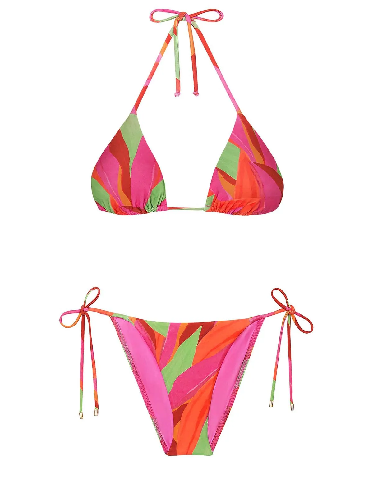 Tri-Tie Side Bikini sold by SWORLD Inc