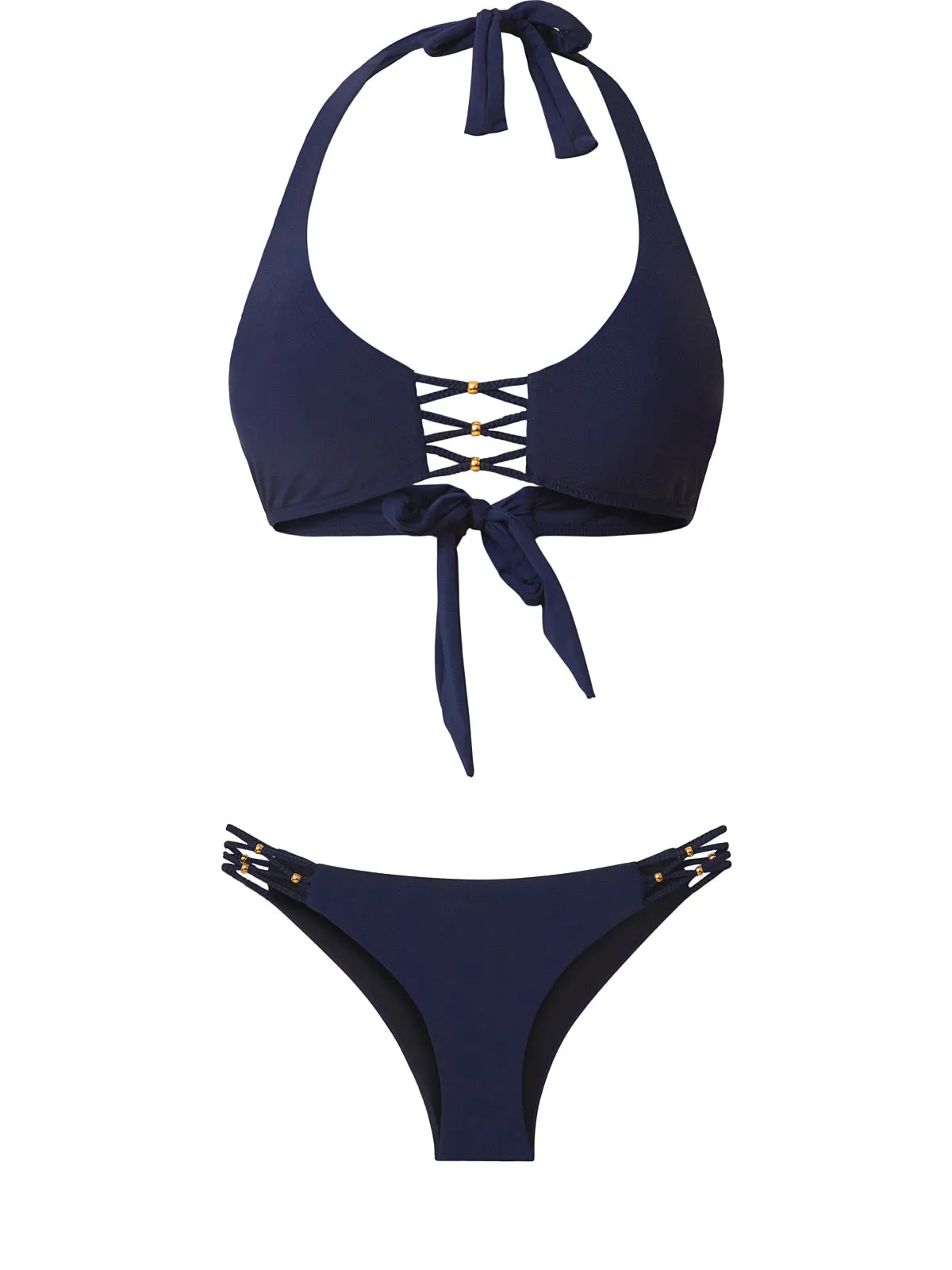 Braided Halter-Braided Bikini sold by SWORLD Inc product image thumbnail 4