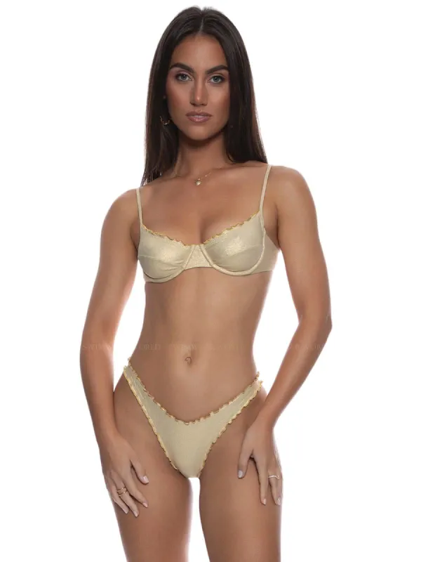 Minimal Balconette-High Leg Bikini sold by SWORLD Inc