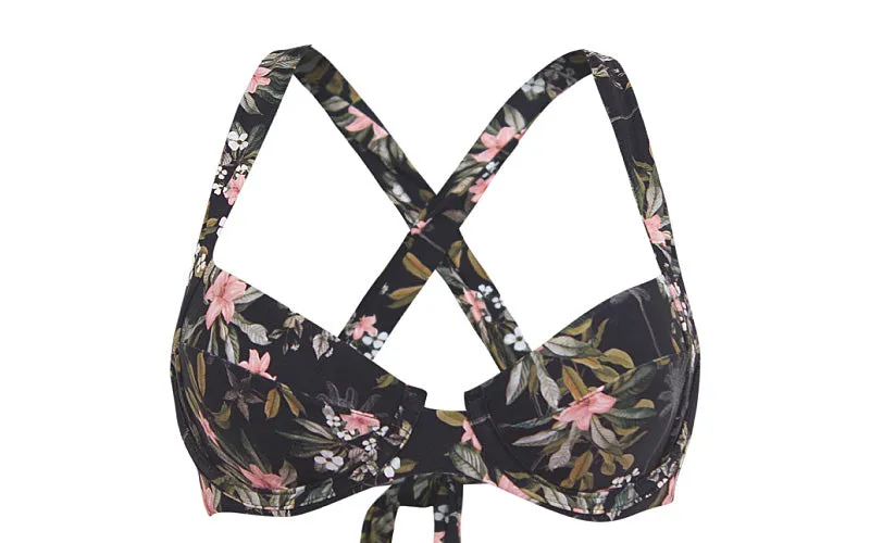 Perla Halter-Basic Ruched Bikini sold by SWORLD Inc product image thumbnail 4