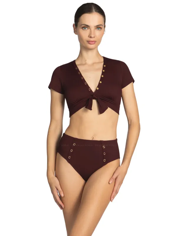 Amy Raglan-Amy High Waist Bikini sold by SWORLD Inc