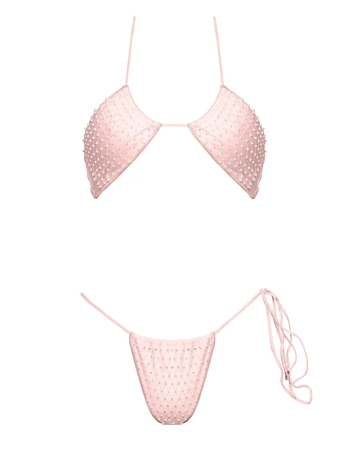 Amelie Halter-Amelie Tie Side Bikini sold by SWORLD Inc