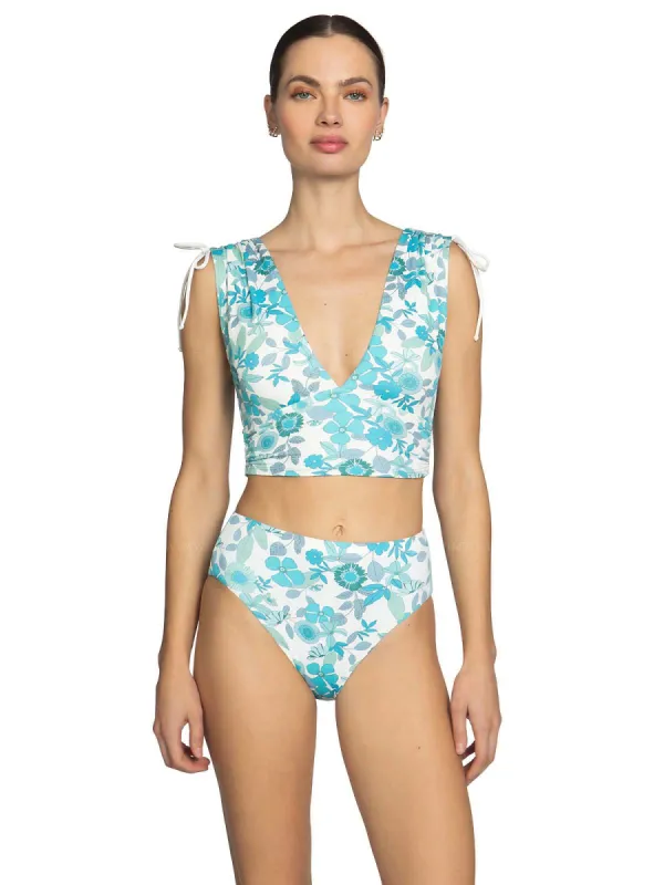 Nerissa V Plunge-Nerissa High Waist Bikini sold by SWORLD Inc