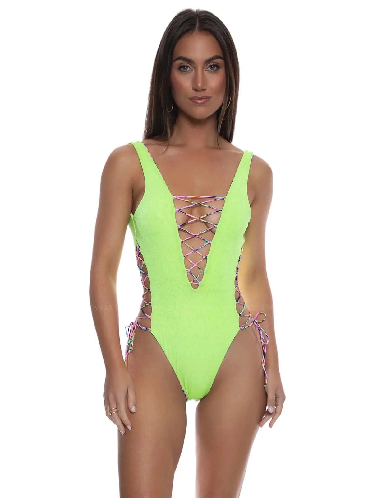 Interlaced Open Side One Piece sold by SWORLD Inc product image thumbnail 2