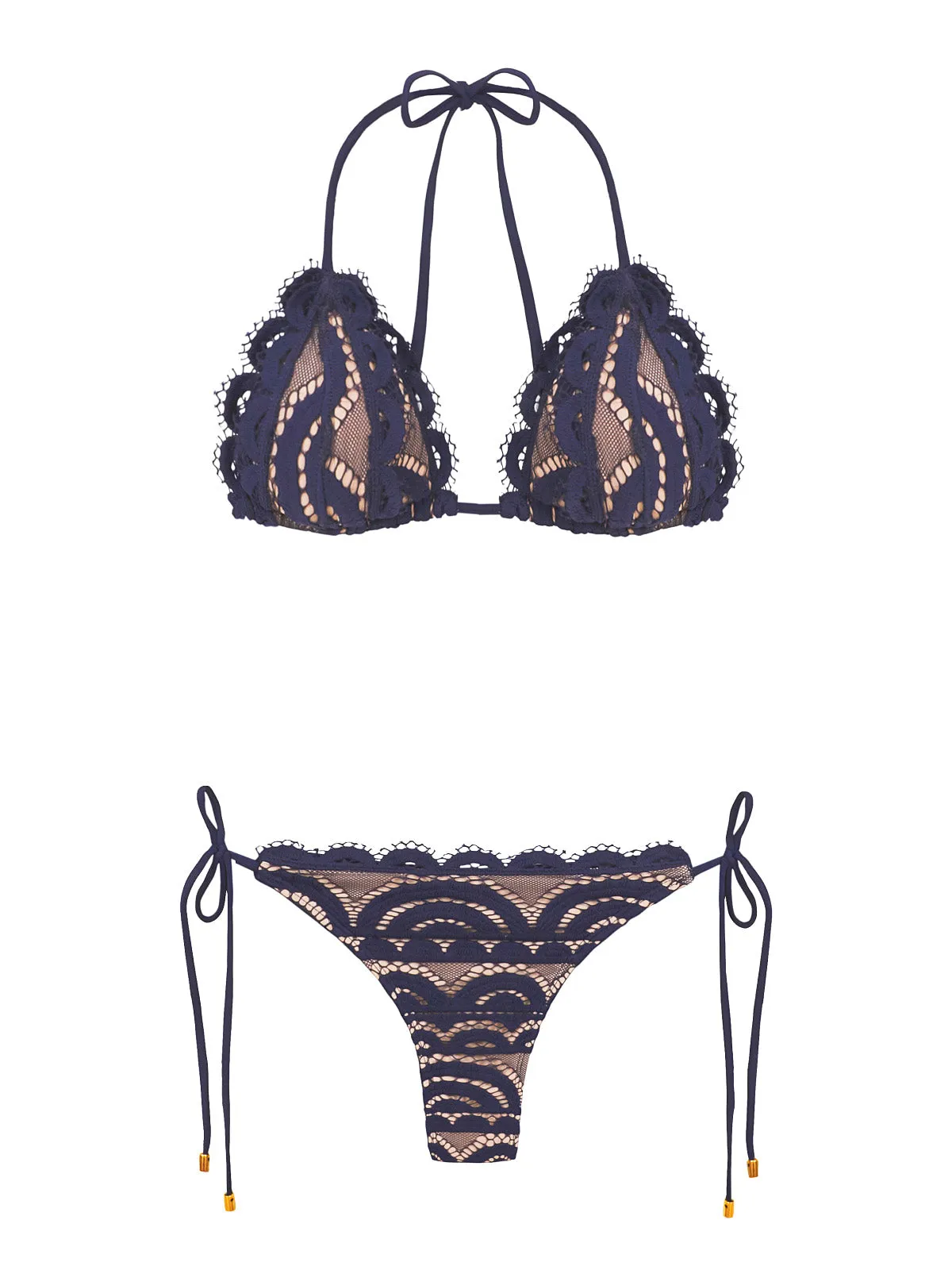 Lace Tri-Lace Tie Bikini sold by SWORLD Inc product image thumbnail 4