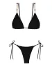 Kaia Parallel Tri-Kaia Detail Tie Side Bikini sold by SWORLD Inc