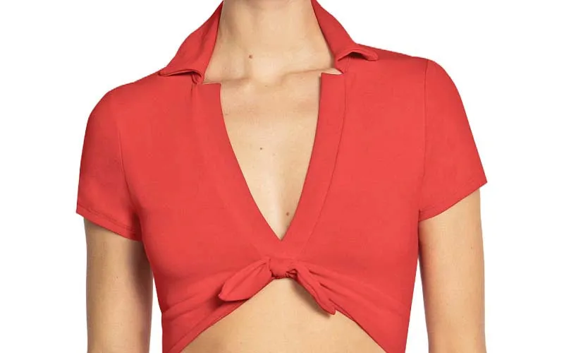 Ava T-Shirt With Collar-Ava High Waist Bikini sold by SWORLD Inc product image thumbnail 4