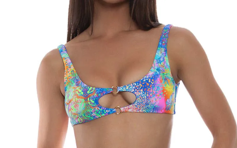 Keyhole Ring Bralette-Side Cut Out Rings Bikini sold by SWORLD Inc product image thumbnail 5