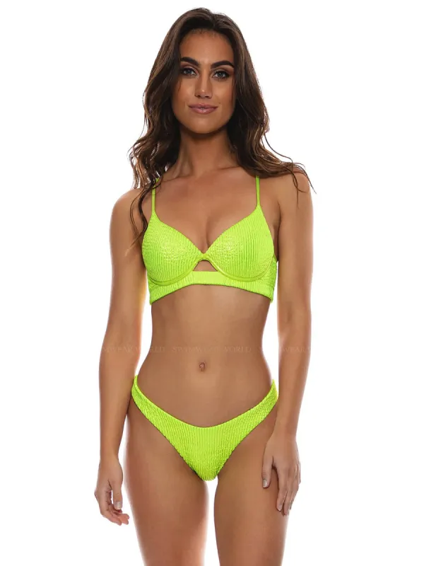 Underwire-High Leg Bikini sold by SWORLD Inc