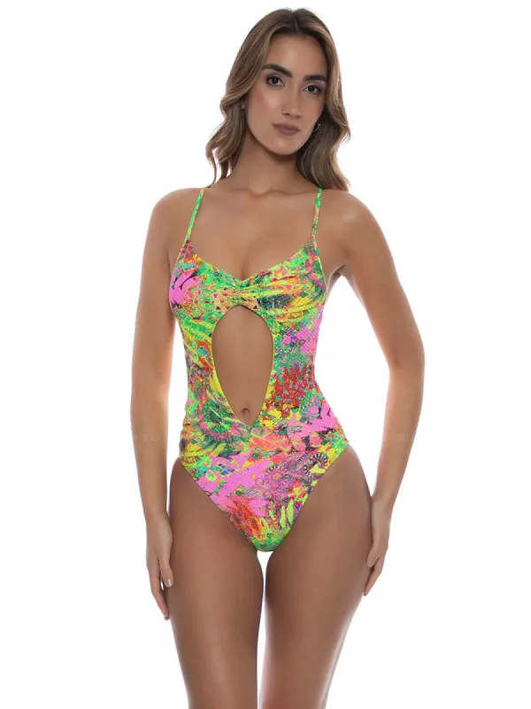 Spaguetti Strap Cut Out One Piece sold by SWORLD Inc