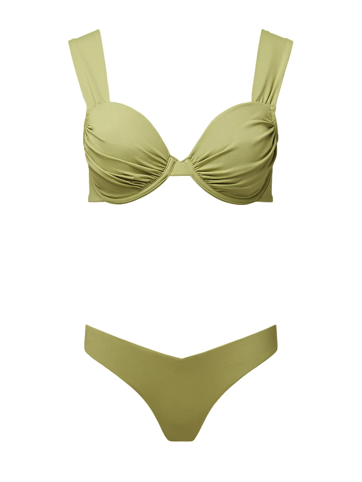 Ruched Claudia Bikini-Delilah Bikini sold by SWORLD Inc product image thumbnail 3